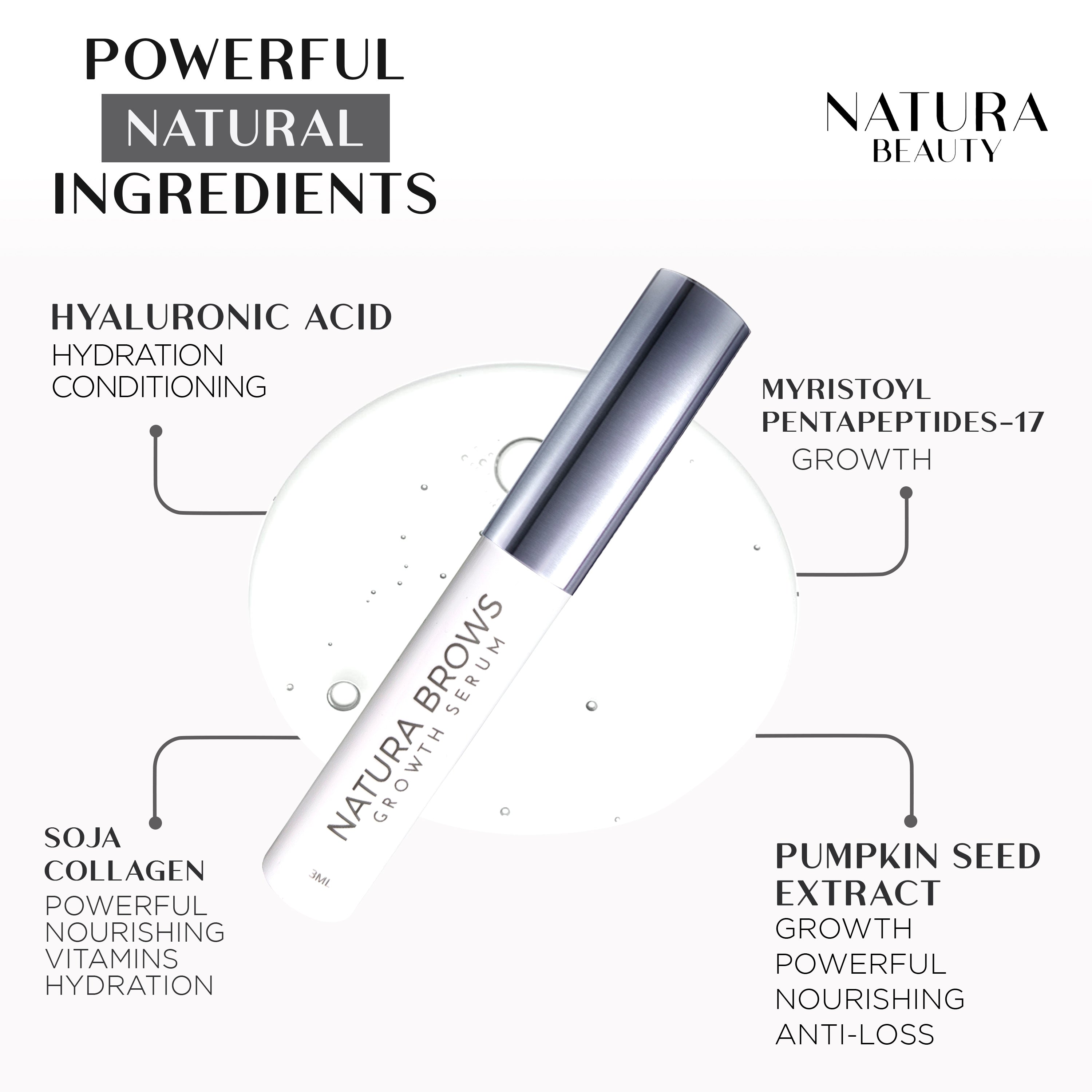 NATURA BROWS Eyebrow Growth Serum