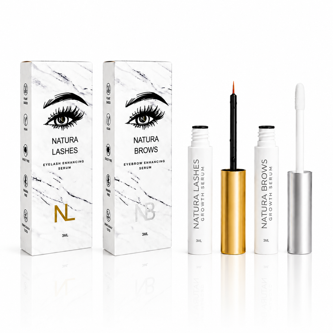 NATURA LASHES NATURA BROWS Bundle Kit (2pcs)